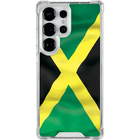 Jamaica Flag Galaxy S25 Ultra Clear Case